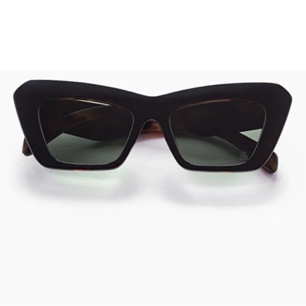 NIB Women's SZADE FLOREY BLACK/TORTOISE/MOSS POLARIZED SUNGLASSES Sustainable